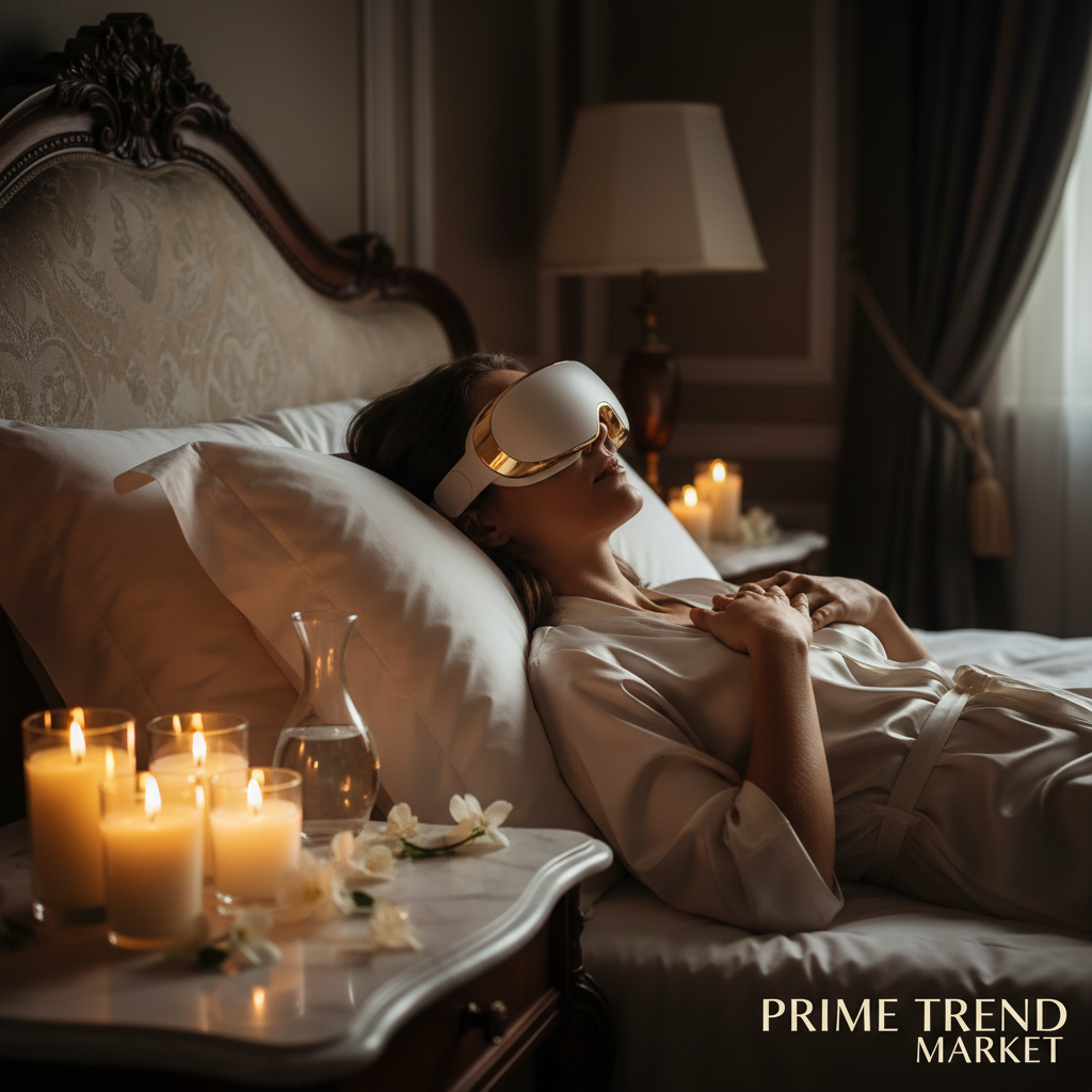Luxury Smart Eye Massager | Bluetooth Heat Compress Vibration Eye Relief Device — Prime Trend Market