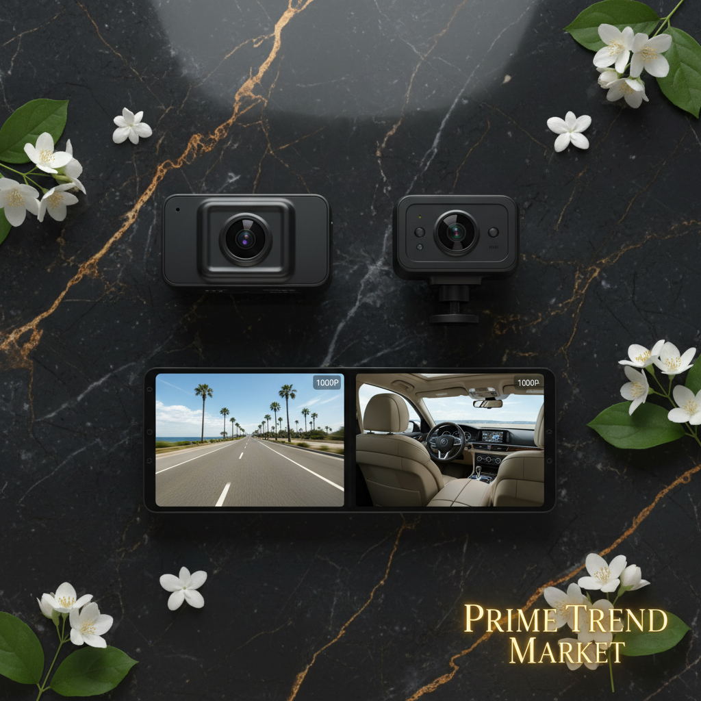 1080P Dual Lens Dash Cam | G-Sensor | Front & Interior Recording | Loop Recording — Prime Trend Market