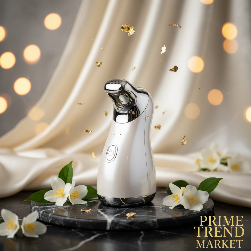 Luxury Iontophoresis Facial Beauty Device — Ion + Vibration + Heat Skin Radiance & Renewal — Eliza & Tuan