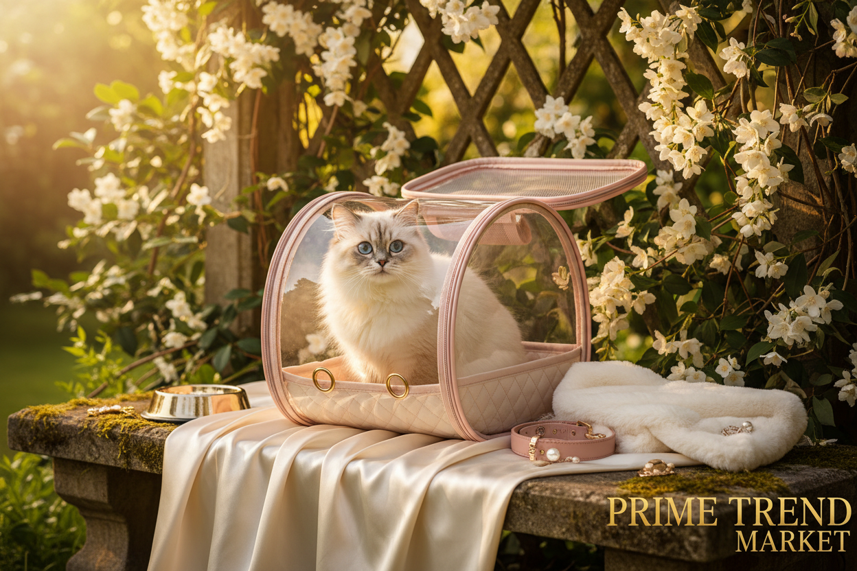 Luxury Transparent Breathable Foldable Pet Carrier Bag – Outdoor Cat & Dog Bag — Prime Trend Market