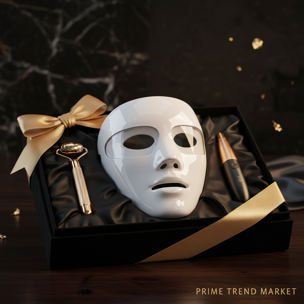 Anti-Aging Ritual Set — LED Face Mask + EMS Facial Roller + Eye Massager