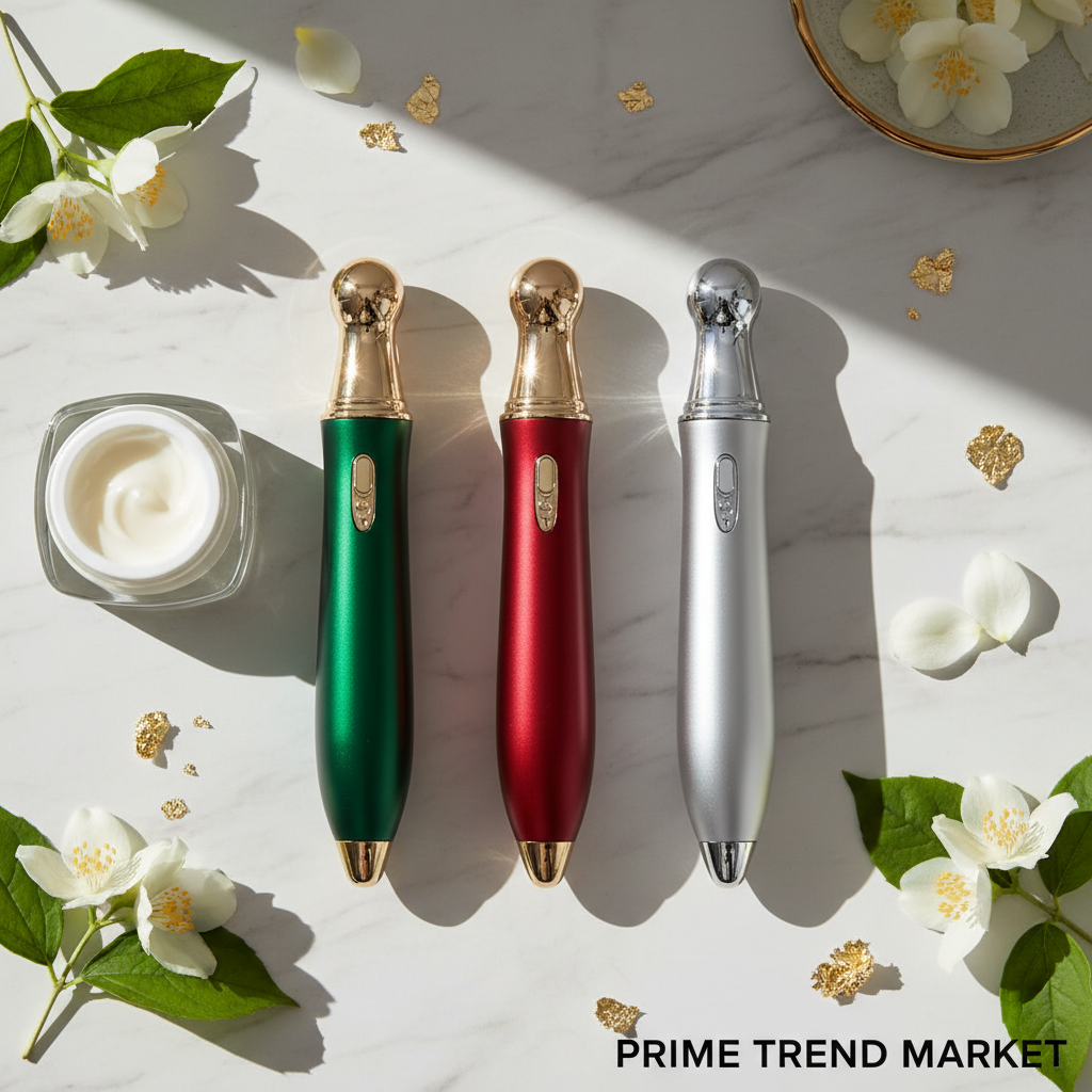 Luxury 4-in-1 Eye Cream Ion Introducer Pen — Ionic Eye Serum Infuser for Dark Circles, Wrinkles & Puffiness — Prime Trend Market