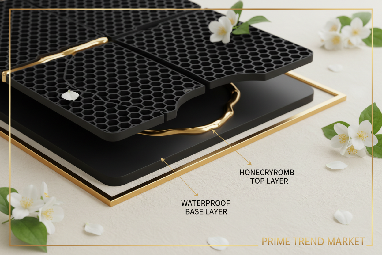 Premium Waterproof EVA Cat Litter Pad — Double Layer, Honeycomb Anti-Tracking, Easy Clean — Prime Trend Market