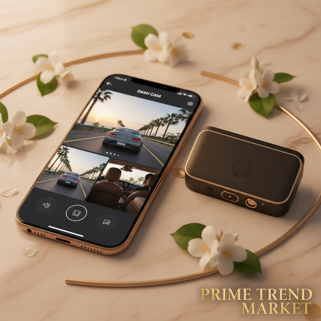 3-Channel WiFi Dash Cam — 1080P Full HD, 170° Wide Angle, IR Night Vision, App Control, 128GB Max — Prime Trend Market