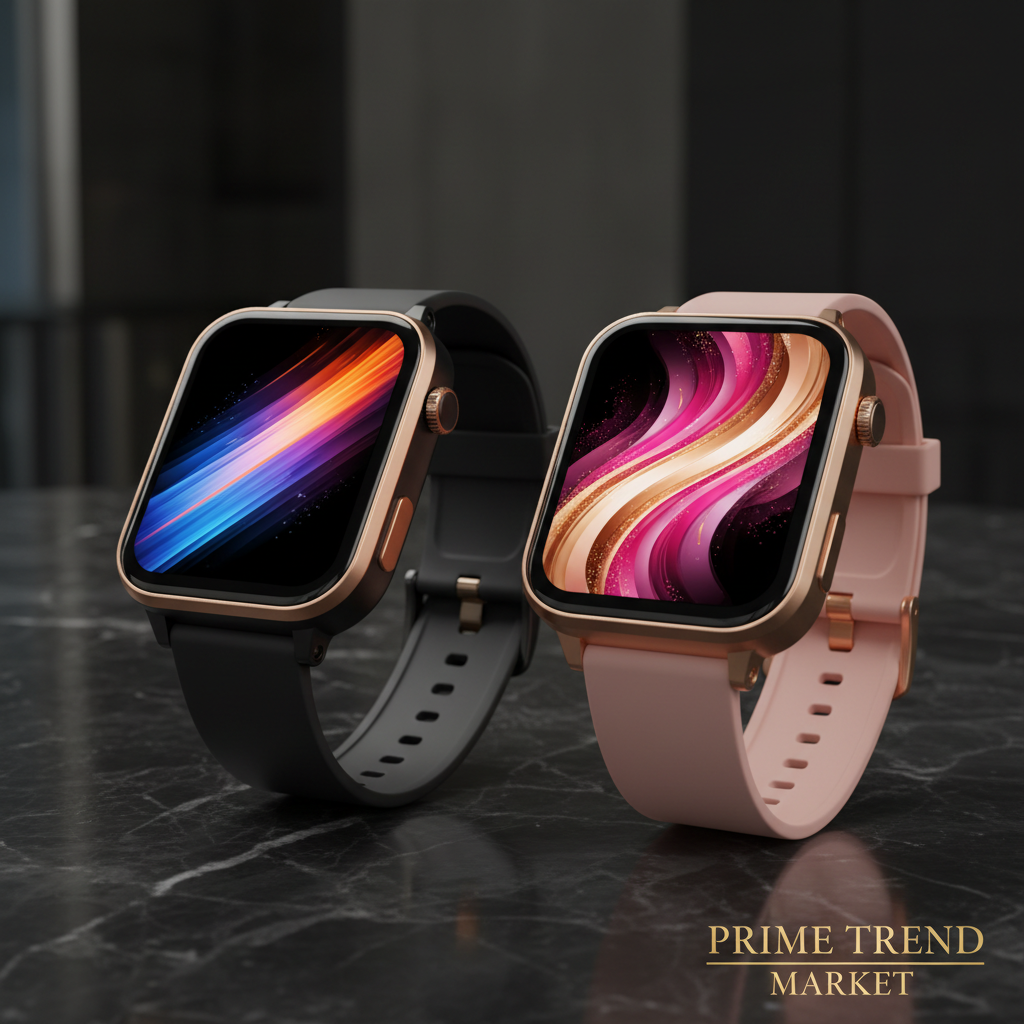 ZL54CJ Square Smartwatch – BT Calls, Heart Rate, Sport Mode, Fitness Tracker, Waterproof, iOS & Android (Women & Men) — Prime Trend Market