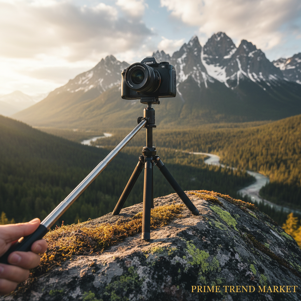 4-in-1 Selfie Stick Tripod with Remote | Desktop Phone Stand | Content Creator Essential — Prime Trend Market