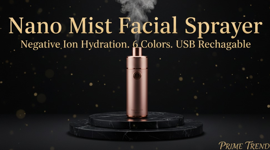 Nano Mist Facial Sprayer | Negative Ion Hydration & Face Steamer — Prime Trend Market