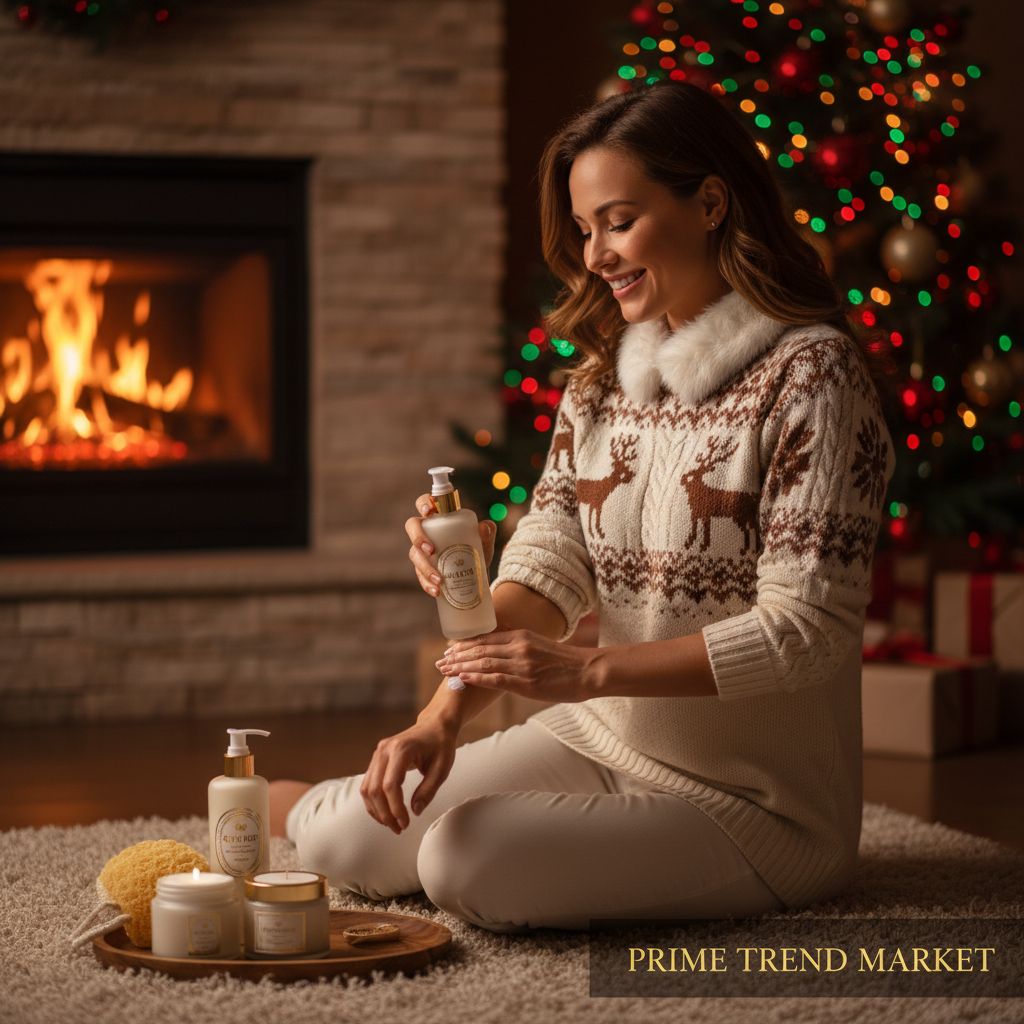 Christmas Perfumed Body Care Set — Deodorant Spray & Body Lotion | Lasting Holiday Party Scent | Gift for Her — Prime Trend Market