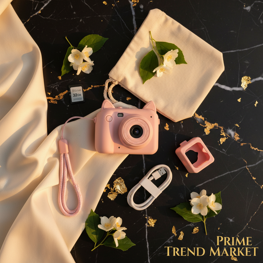 Kids Digital Camera Birthday Gift Set | 48MP 1080P + 32GB SD Card — Prime Trend Market