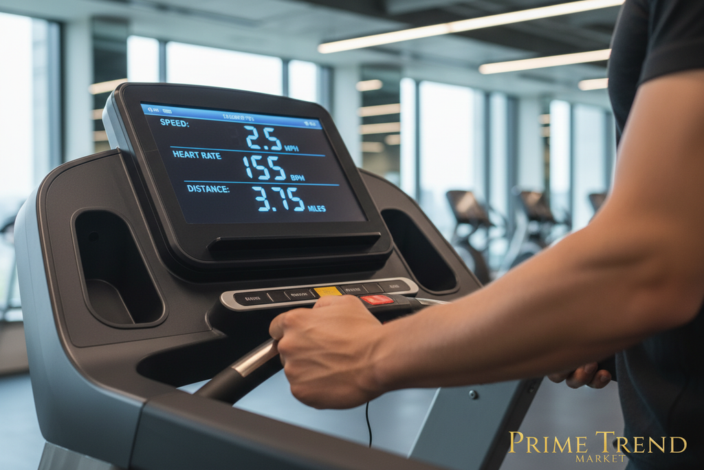 Folding Treadmill for Home | 2.5HP Quiet Motor | 300LB Capacity | Heart Rate | Incline | Bluetooth Speaker — Prime Trend Market