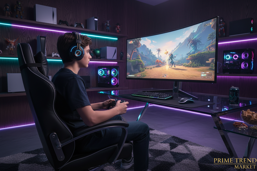 Wireless Bluetooth Gaming Headphones | Over-Ear | Noise Canceling | Deep Bass | Mic — Eliza & Tuan