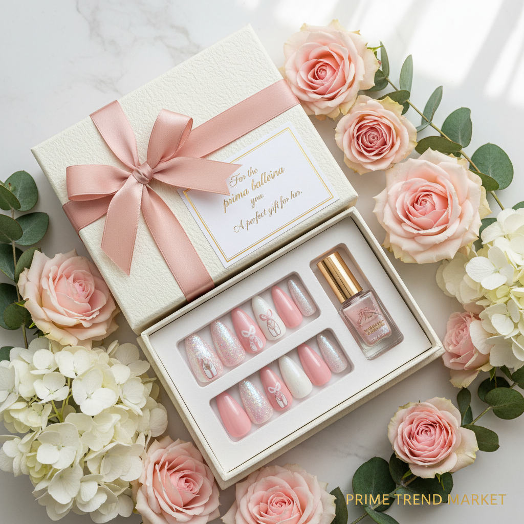 Finished Ballet Press-On Nails — Wearable Fake Nails | 46 Styles — Prime Trend Market