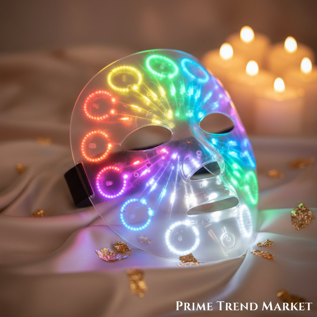 LED Light Therapy Face Mask — 7 Color Professional Skin Rejuvenation — Prime Trend Market