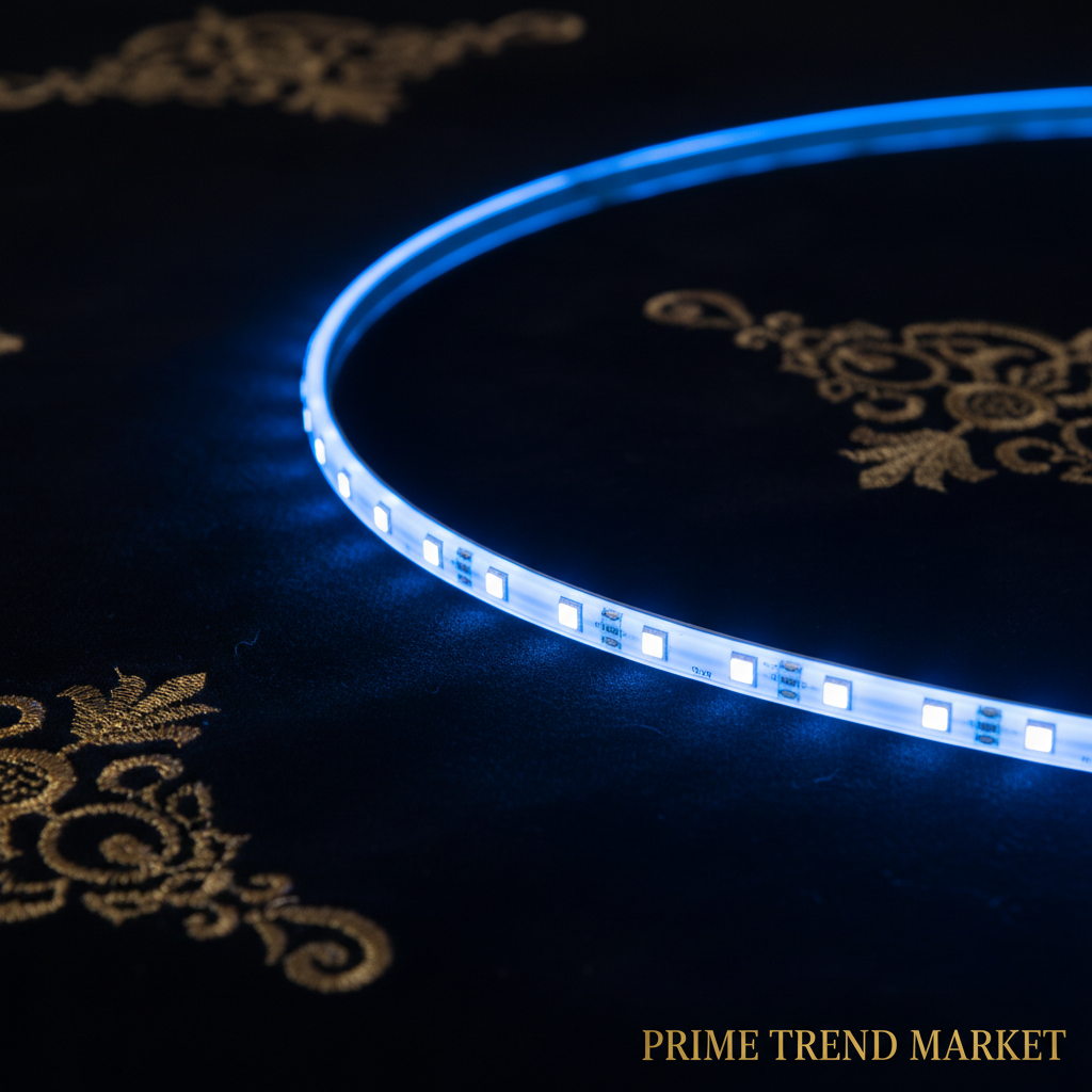 4Pcs Car Interior LED Atmosphere Light Set – Blue Ambient Glow — Prime Trend Market