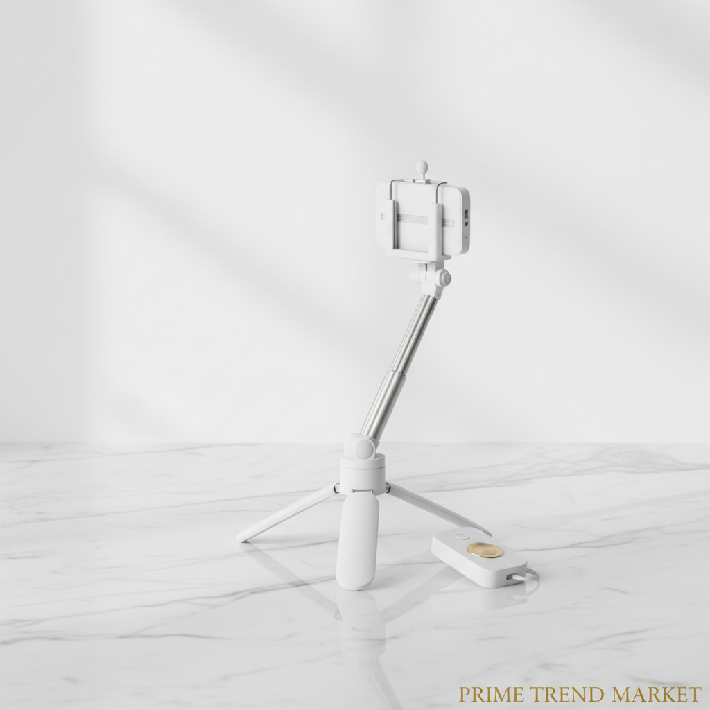4-in-1 Selfie Stick Tripod with Remote | Desktop Phone Stand | Content Creator Essential — Prime Trend Market