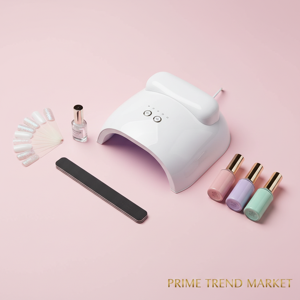 Professional UV LED Nail Lamp – Large Curing Light with Arm Rest | 72 LEDs, 4 Timer Settings — Prime Trend Market