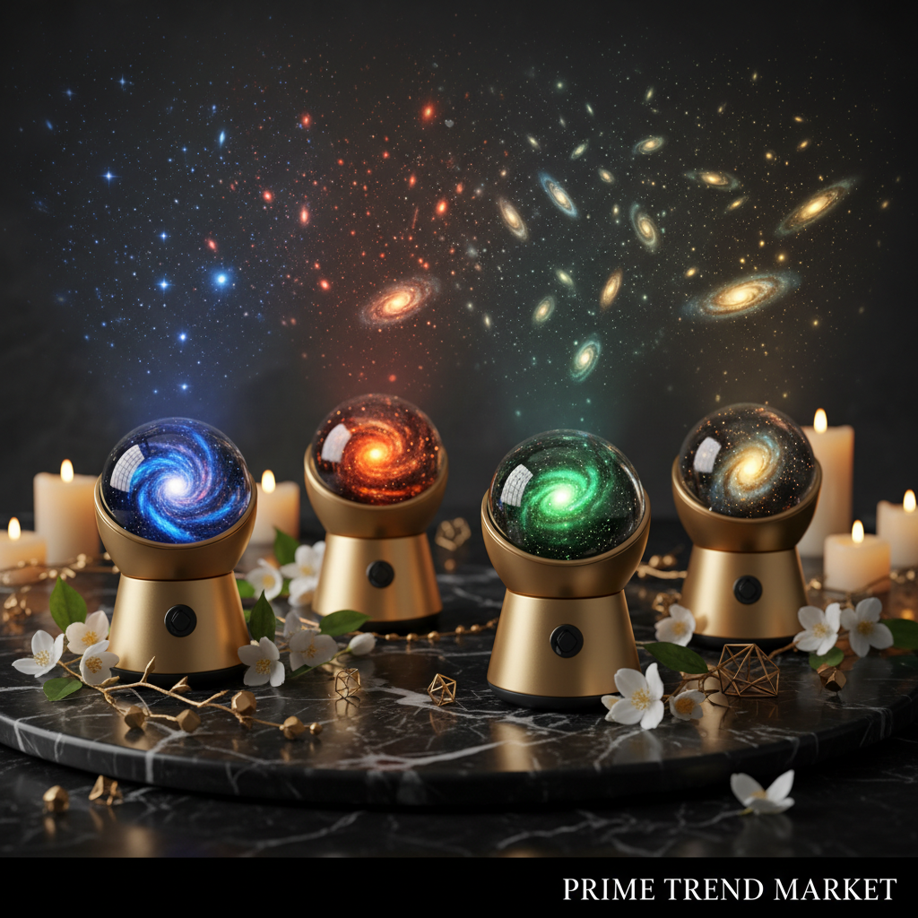 Luxury Starry Sky Projection Night Light — USB Ambient Mood Lamp for Bedroom & Nursery — Prime Trend Market