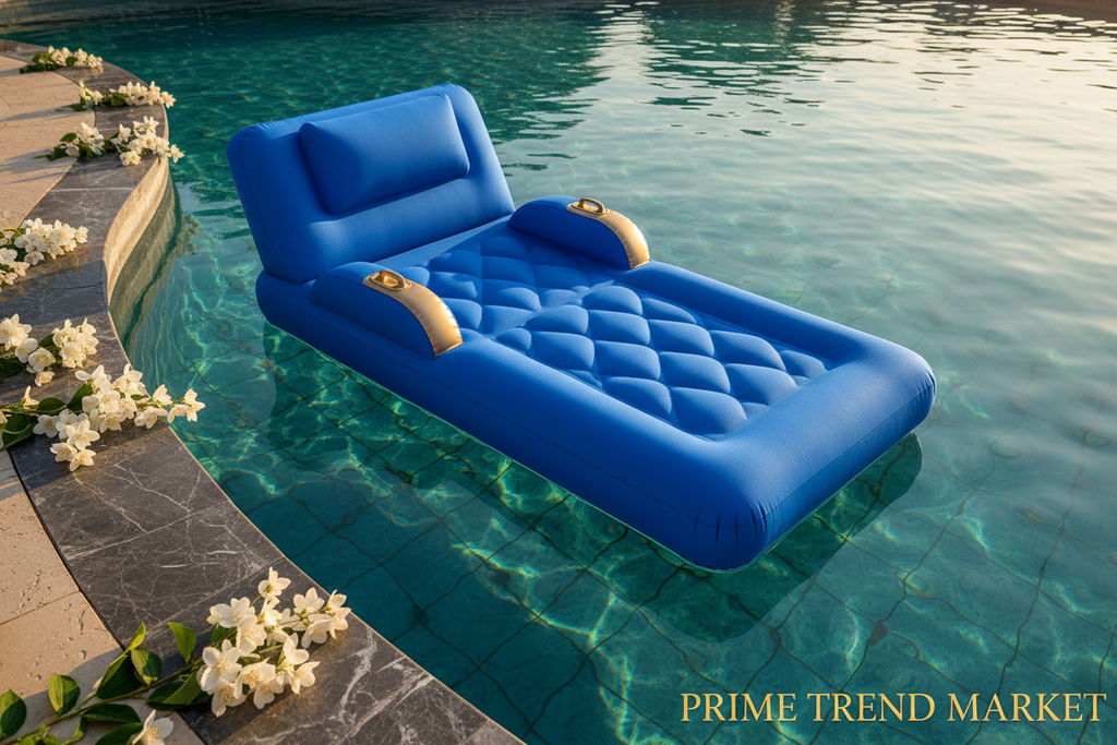 Luxury Inflatable Pool Float Recliner – Giant Tanning Lounger for Swimming Pools — Prime Trend Market