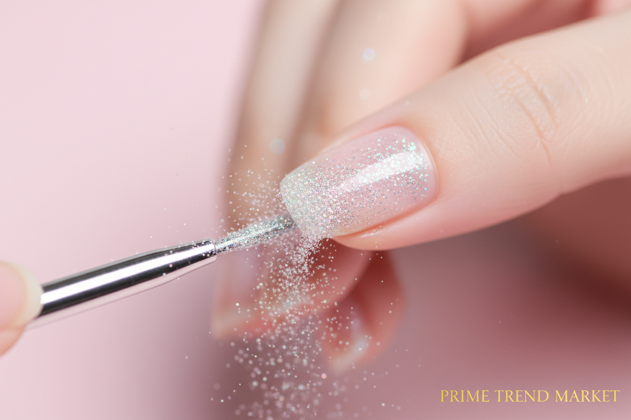 Crystal Diamond Nail Powder — Glitter Chrome Sequin Dust for Gel Nails | 6 Shades — Prime Trend Market