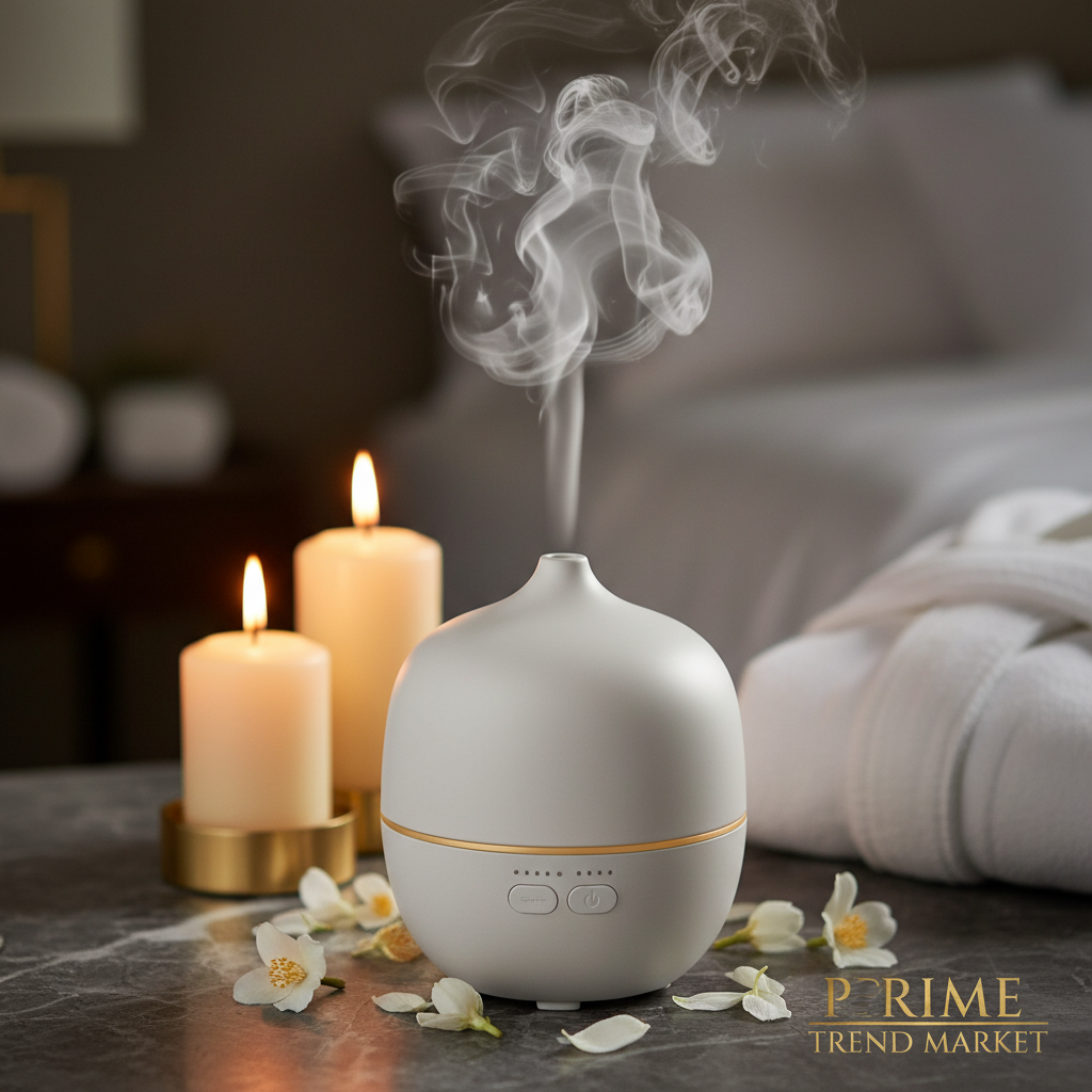 Hotel Lobby Luxury Ultrasonic Aroma Diffuser — Bluetooth Smart Home Scent — Prime Trend Market