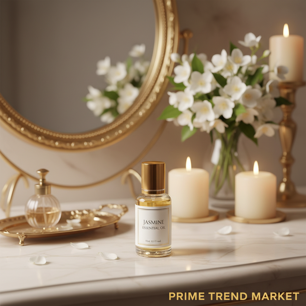 Luxury Jasmine Body & Massage Essential Oil — Deep Moisturizing Aromatherapy Skin Care Oil 10ml — Prime Trend Market
