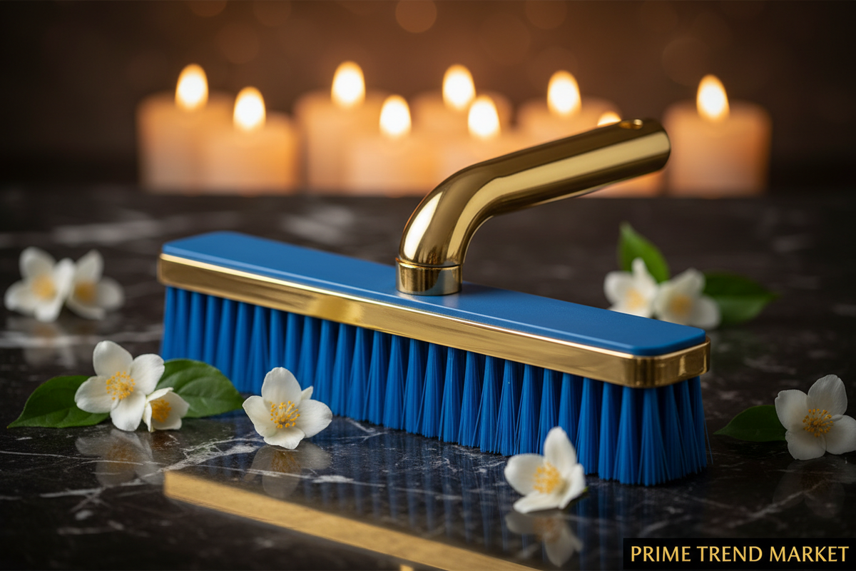 Luxury Swimming Pool Cleaning Brush – Heavy-Duty Wall & Floor Scrubber for All Pool Types — Prime Trend Market
