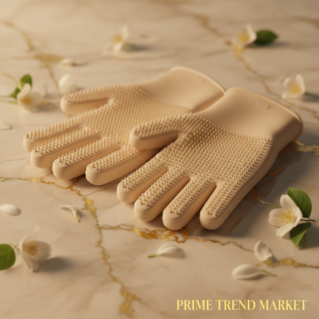 Pet Grooming Starter Bundle | Grooming Gloves + Self-Cleaning Slicker Brush + Detangling Shampoo