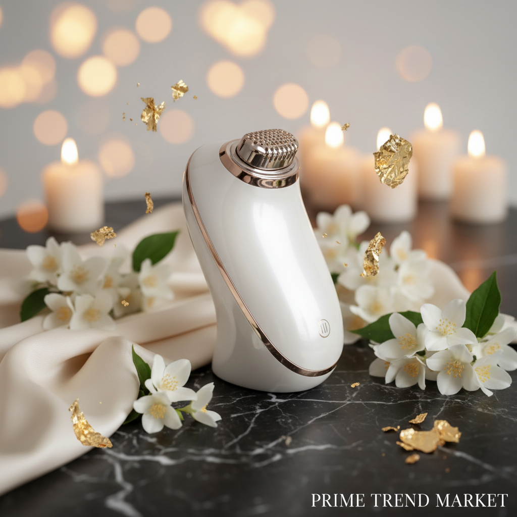 Luxury Facial Beauty Instrument — Sonic Vibration & Negative Ion Skin Rejuvenation Device — Prime Trend Market