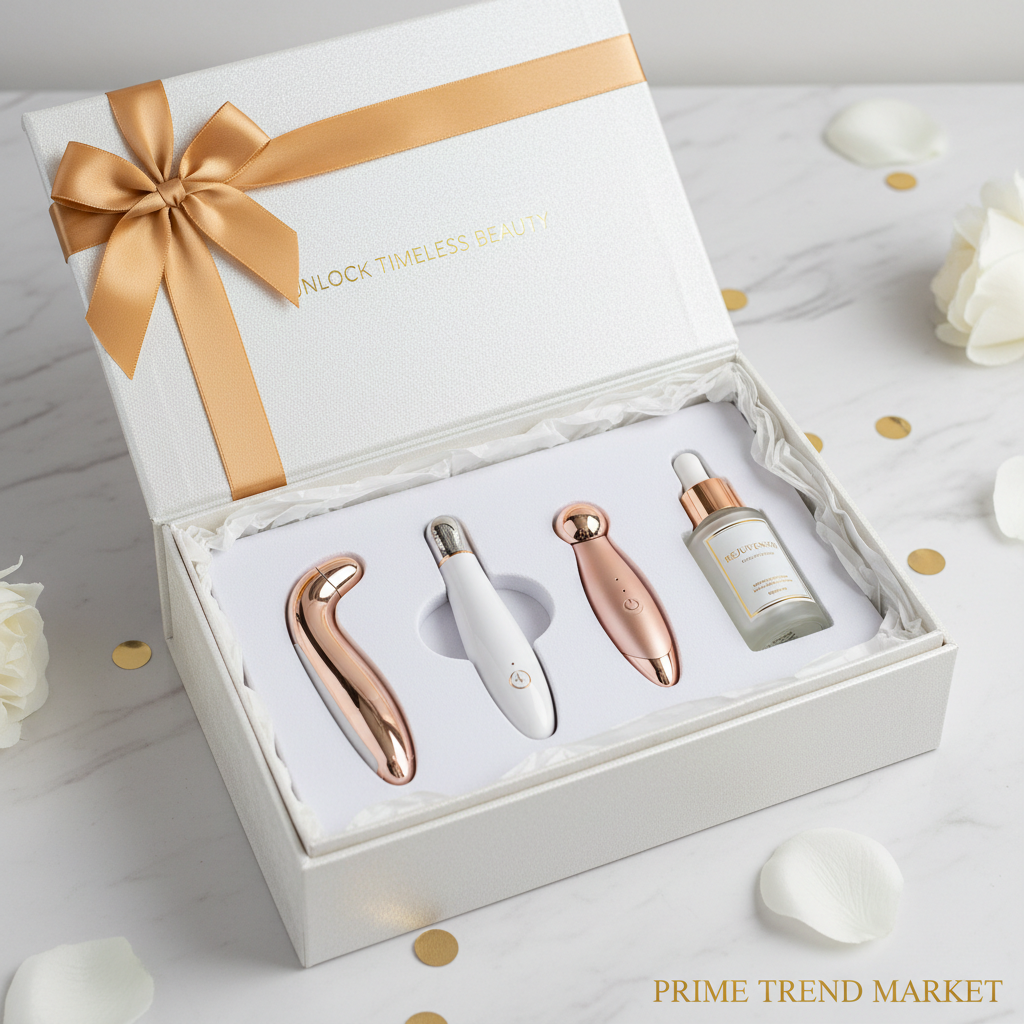 Anti-Aging Power Bundle — EMS Microcurrent Wand + Eye Massager + Anti-Wrinkle Serum — Prime Trend Market