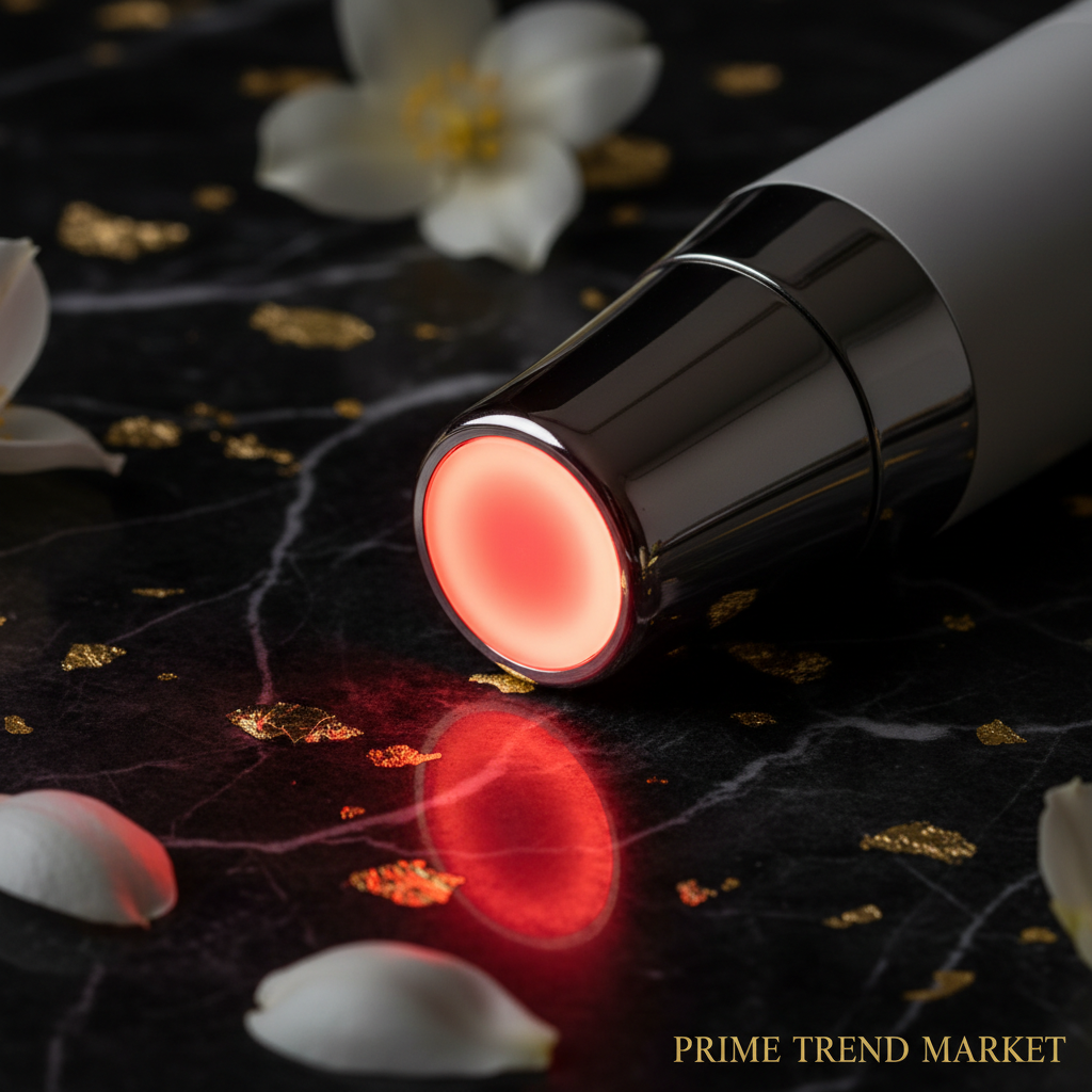 Luxury EMS Red Light Eye Beauty Massager — Dark Circles, Eye Bags, Fine Lines & Fatigue Relief Device — Eliza & Tuan