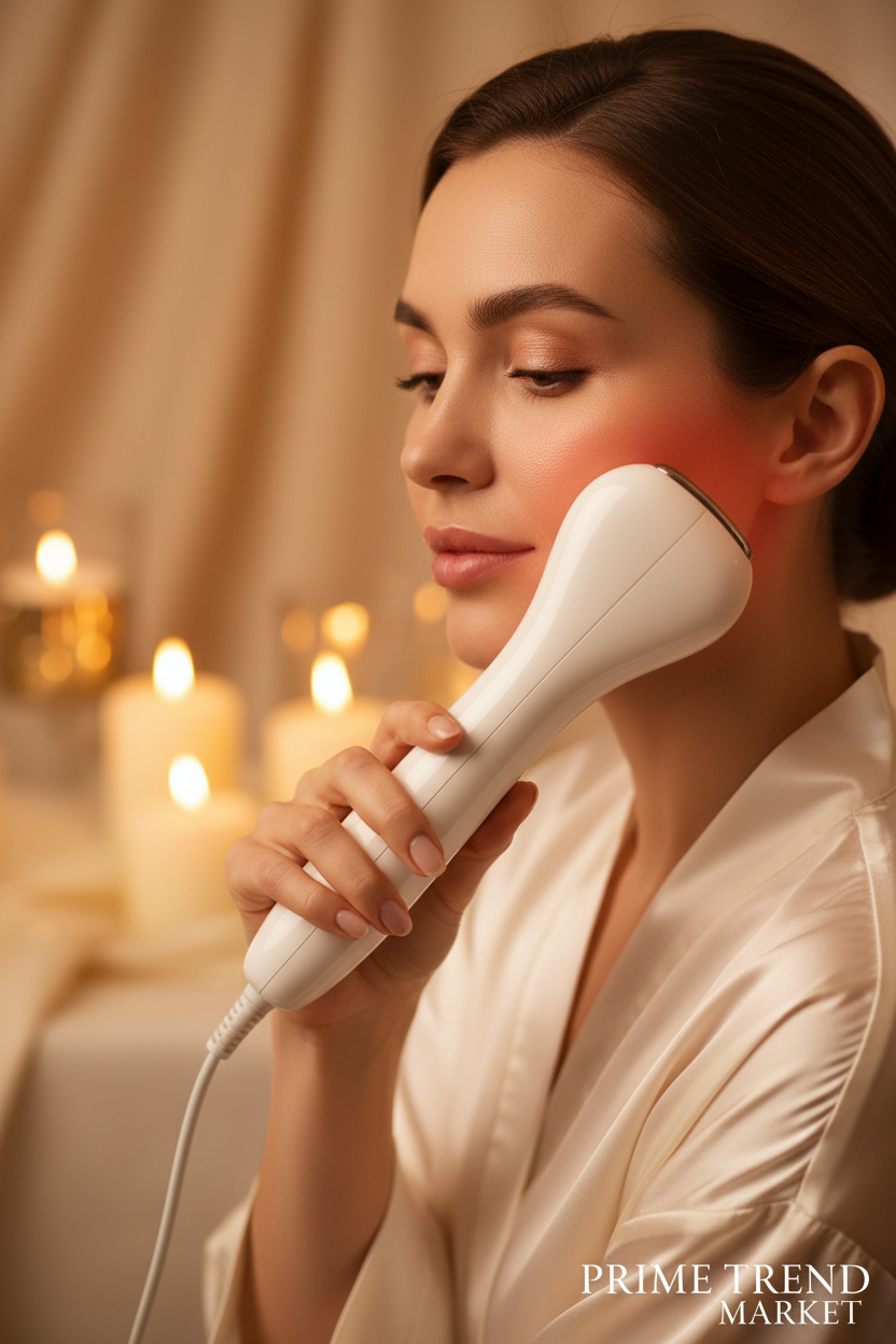TriGlow™ 3-in-1 Ultrasonic EMS Infrared Face & Body Massager — Multi-Function Skin Rejuvenation Wand — Prime Trend Market