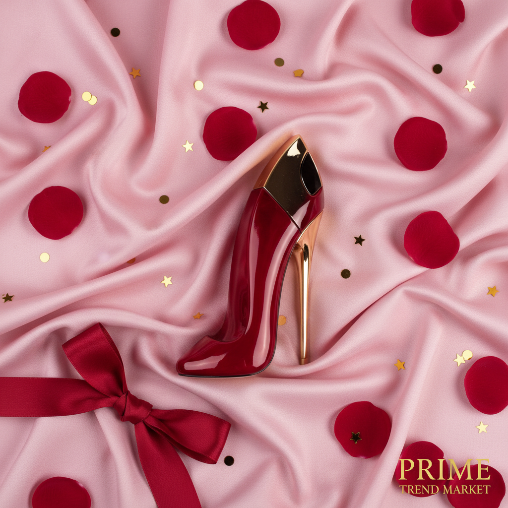Red High-Heel Perfume Bottle — Long-Lasting Floral Woody Fragrance for Women — Prime Trend Market