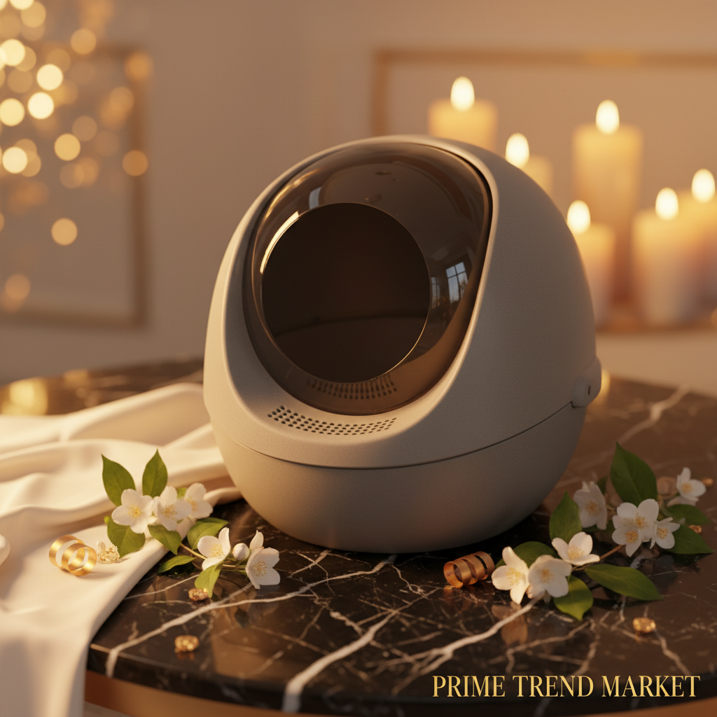 Premium Antibacterial Enclosed Cat Litter Box — Odor-Lock, Anti-Splash, Easy Clean — Prime Trend Market