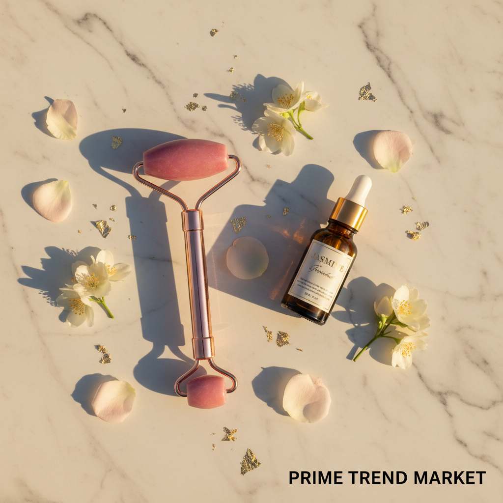 Luxury Facial Ice Roller Massage Tool — De-Puffing, Skin Tightening & Face Lifting Beauty Device — Prime Trend Market