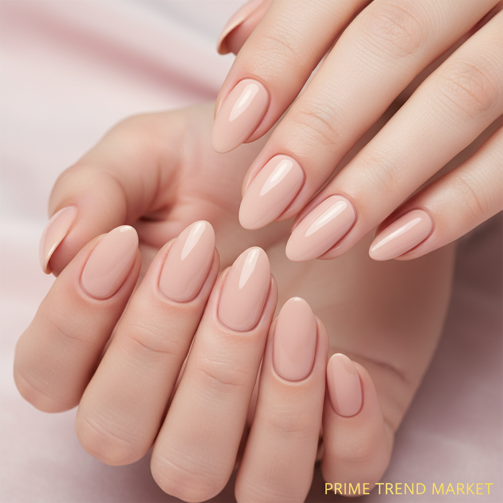 Pure Color Nail Stickers — 16pcs Solid Shade Press-On Set — Prime Trend Market