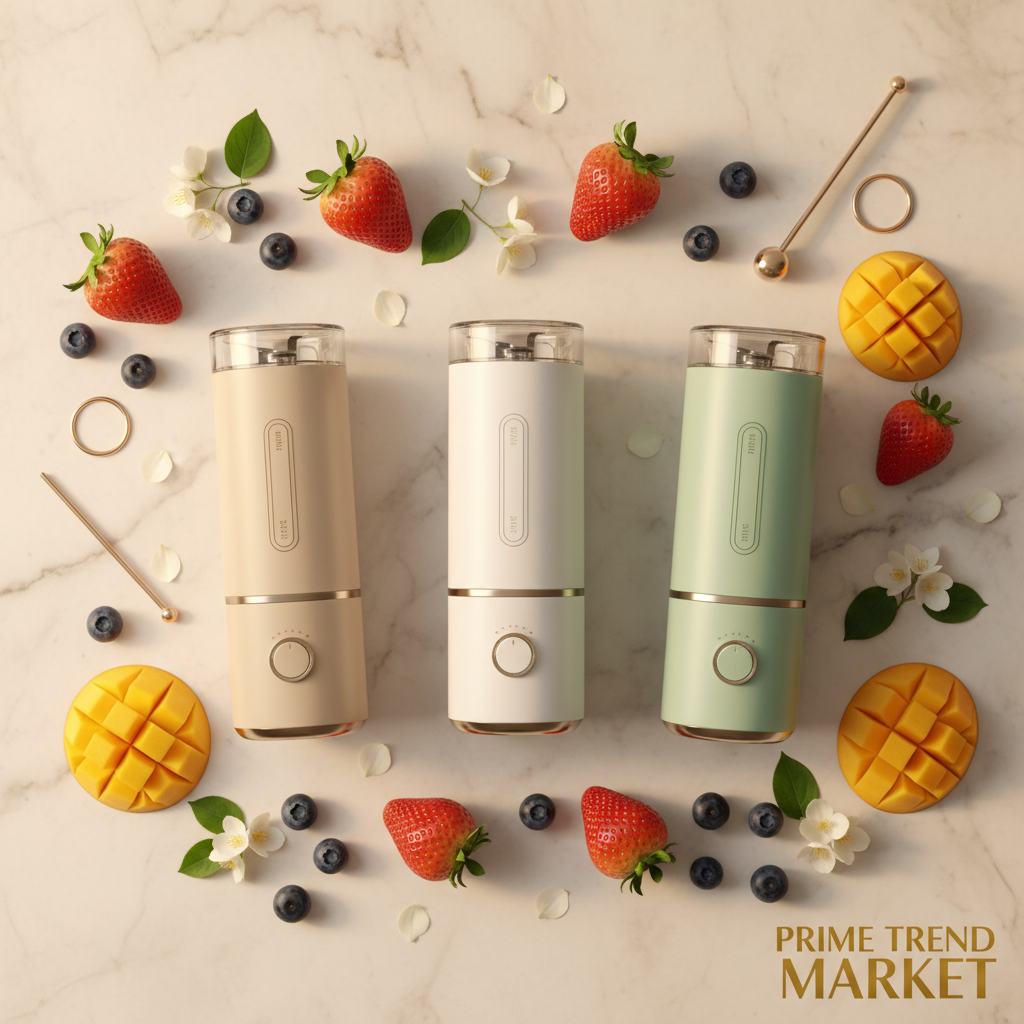 Luxury Portable Rechargeable Juice Blender — Compact Handheld Smoothie Maker for Travel & Home — Eliza & Tuan