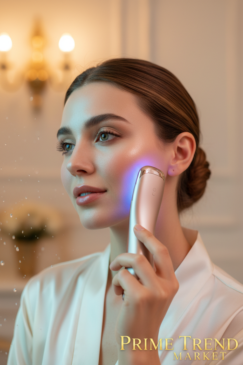 SpectraLift™ 7-Color EMS Microcurrent Face Sculptor — Multi-Frequency Lifting & Firming Beauty Device — Eliza & Tuan