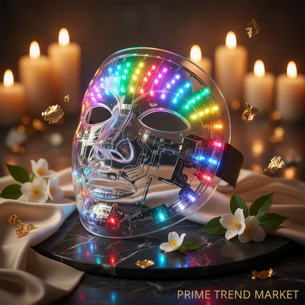 LED Light Therapy Face Mask — 7 Color Professional Skin Rejuvenation — Prime Trend Market