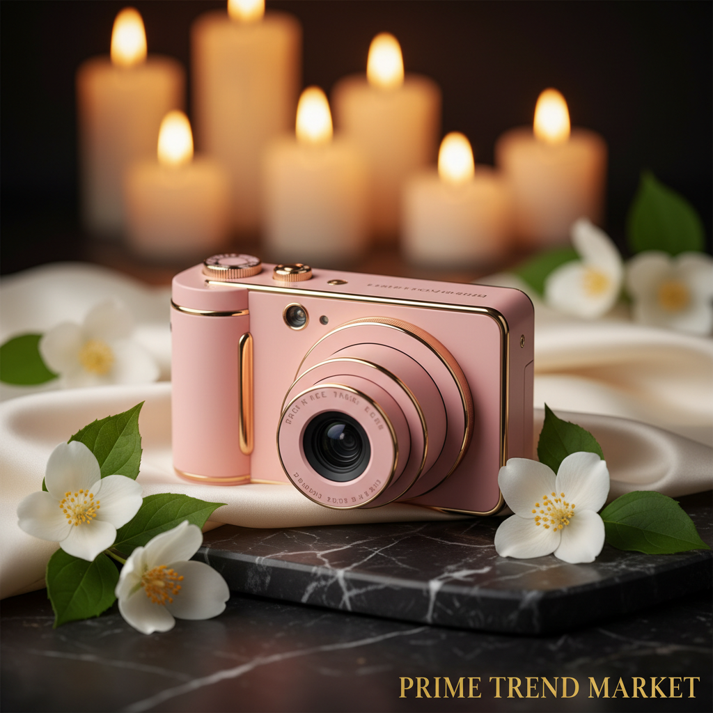 4K Mini Vlogging Camera for Students & Beginners — Pink, Green, Black & White — Prime Trend Market