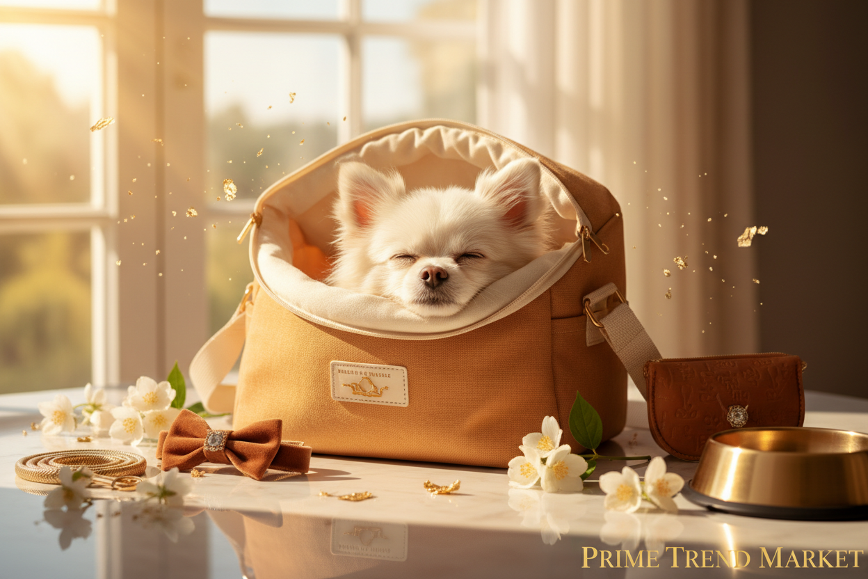 Luxury Foldable Oxford Cloth Shoulder Pet Bag – Portable Cat & Dog Carrier — Prime Trend Market