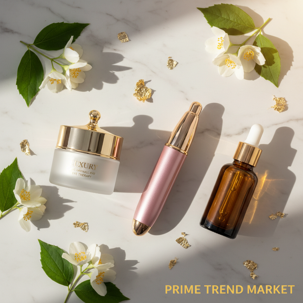 Luxury Eye Ion Therapy Pen — Ionic Microcurrent Eye Massager for Dark Circles, Puffiness & Fine Lines — Prime Trend Market