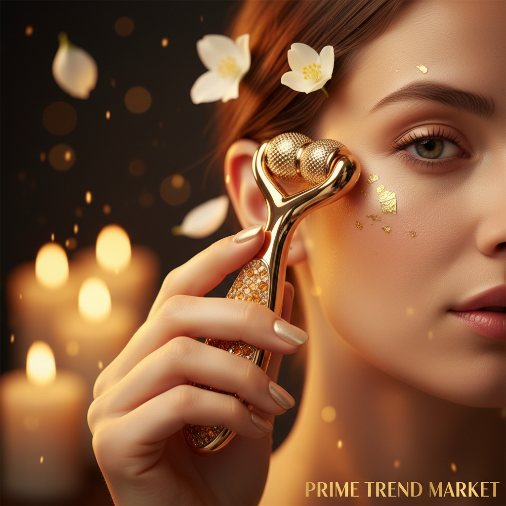 5-in-1 Micro Current Facial Lifting Roller — EMS V-Face Tightening & Rejuvenation Beauty Device — Eliza & Tuan