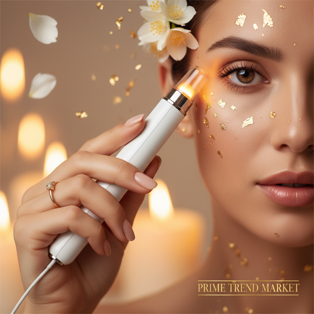 6-in-1 RF Mesotherapy Beauty Pen | EMS LED Eye & Face Lifting Wand — Prime Trend Market