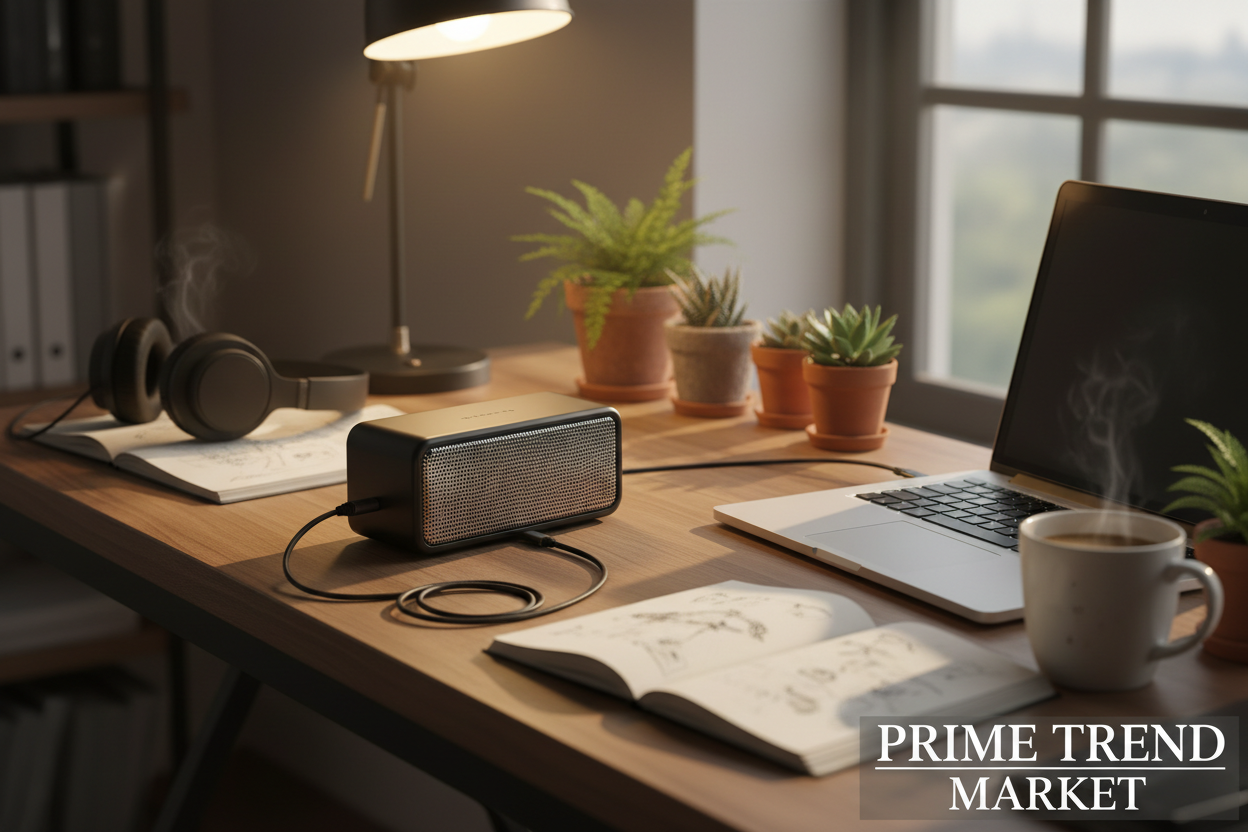 Wireless Induction Bluetooth Speaker — 2.1 Stereo, 3W Bass & 40Hz–20KHz Full Range Sound — Prime Trend Market