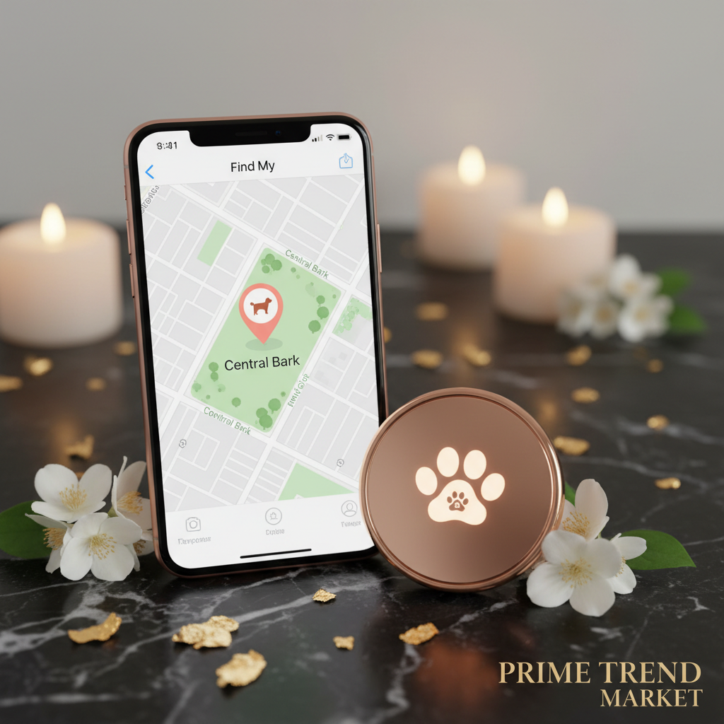 Luxury Apple Find My Pet & Keychain Tracker — Anti-Lost Location Device for Pets, Keys & Bags — Prime Trend Market