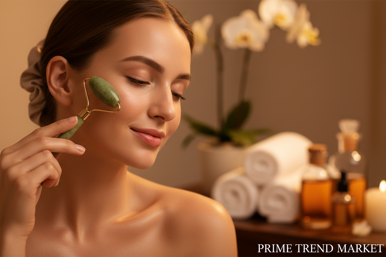 Complete Glow Ritual Bundle | Crystal Jade Roller Spa Set + Nano Mist Facial Sprayer — Prime Trend Market