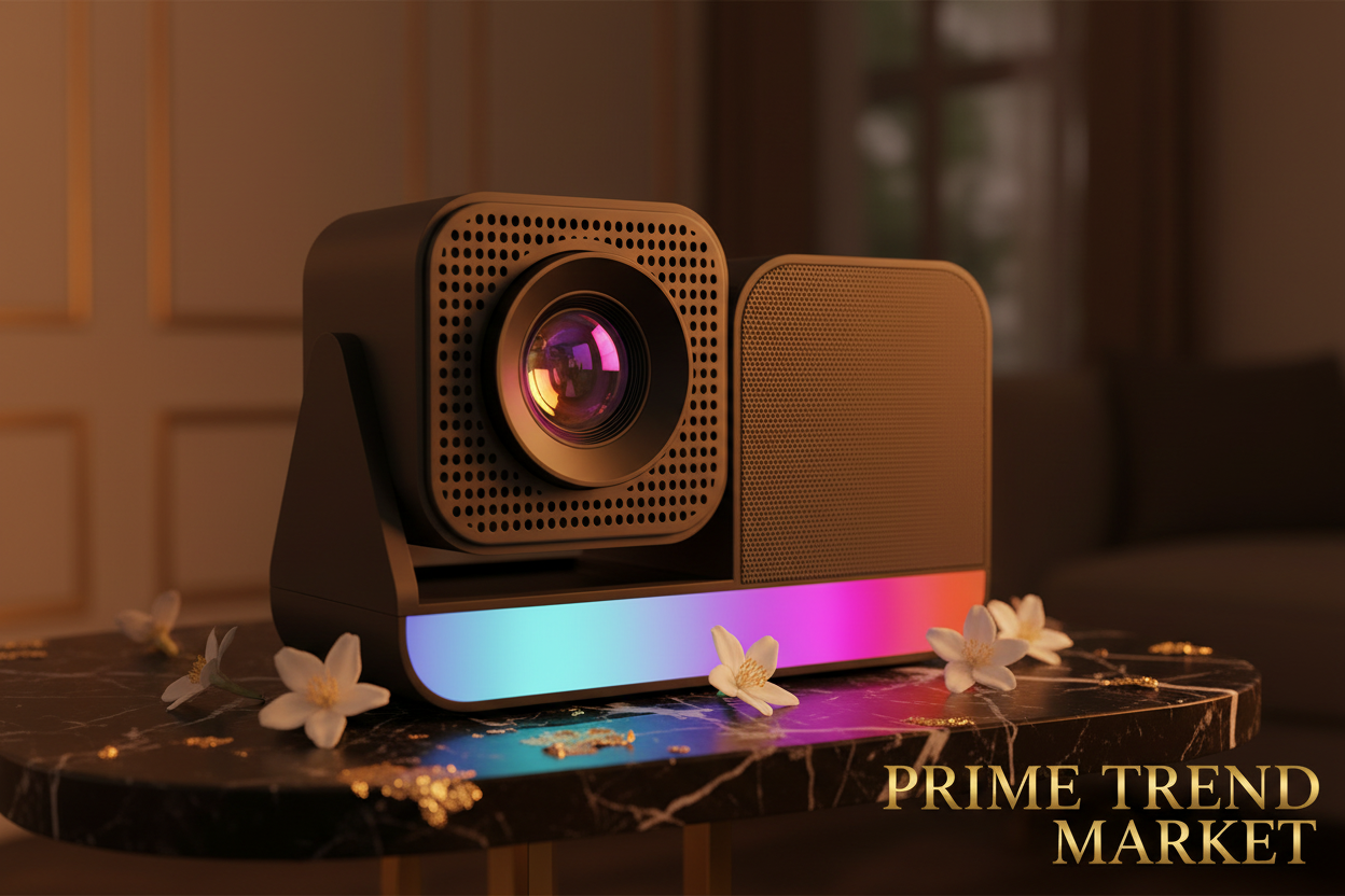 KaraokeMax™ HD Home Theater Projector — 720P with Built-In Microphone for Movie & Party Nights — Prime Trend Market