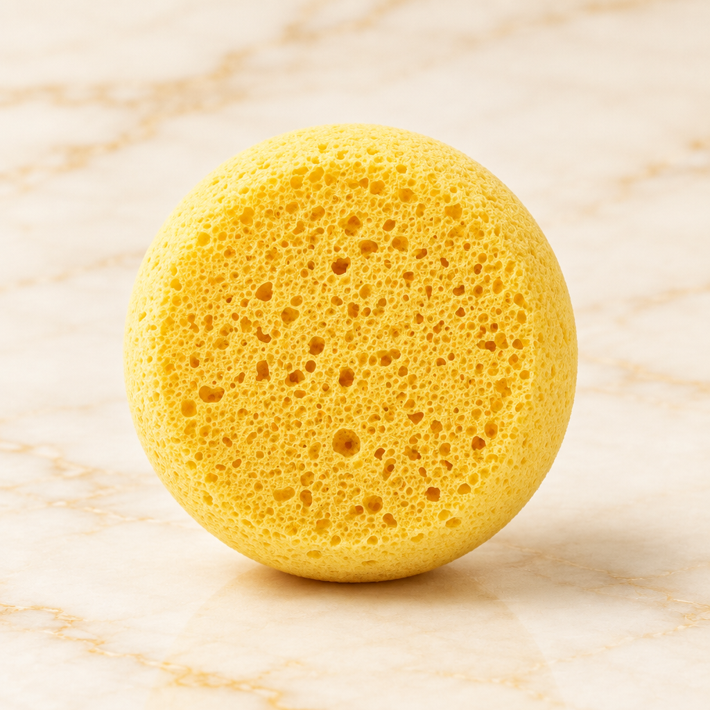 Konjac Facial Sponge — Natural Cleansing & Exfoliating Face Wash Puff (5 Colors)