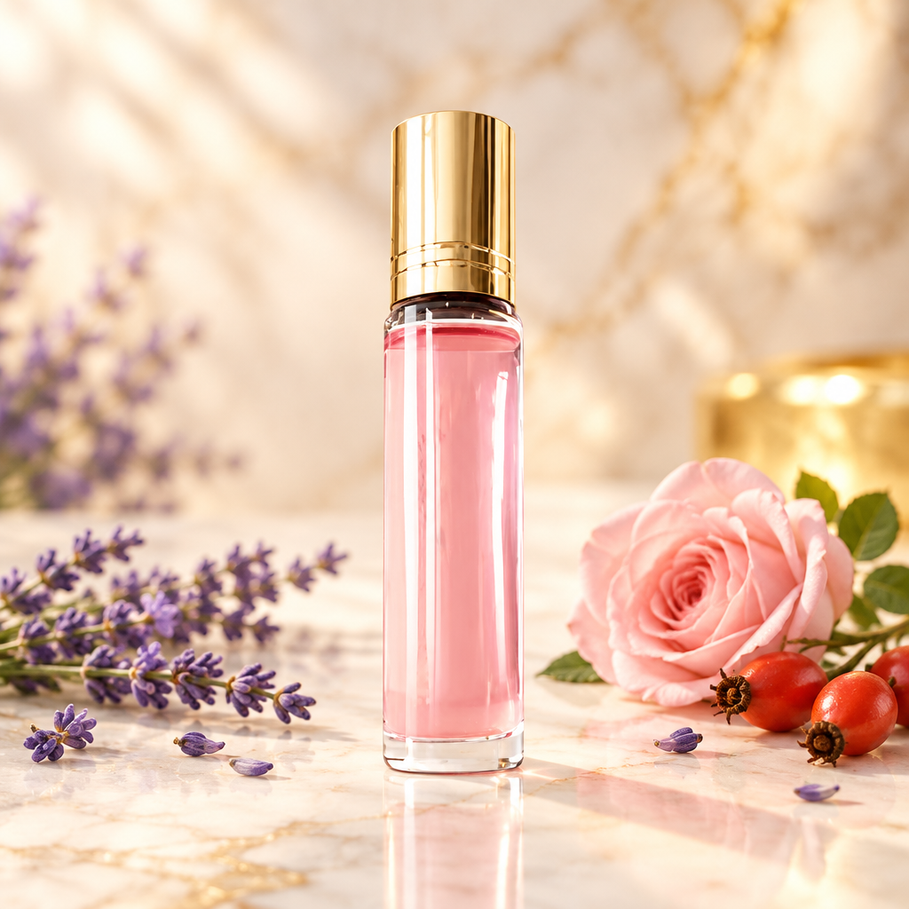 EELHOE Lavender & Rosehip Floral Niche Eau de Toilette — Roller Perfume for Women | 40ml Travel Size