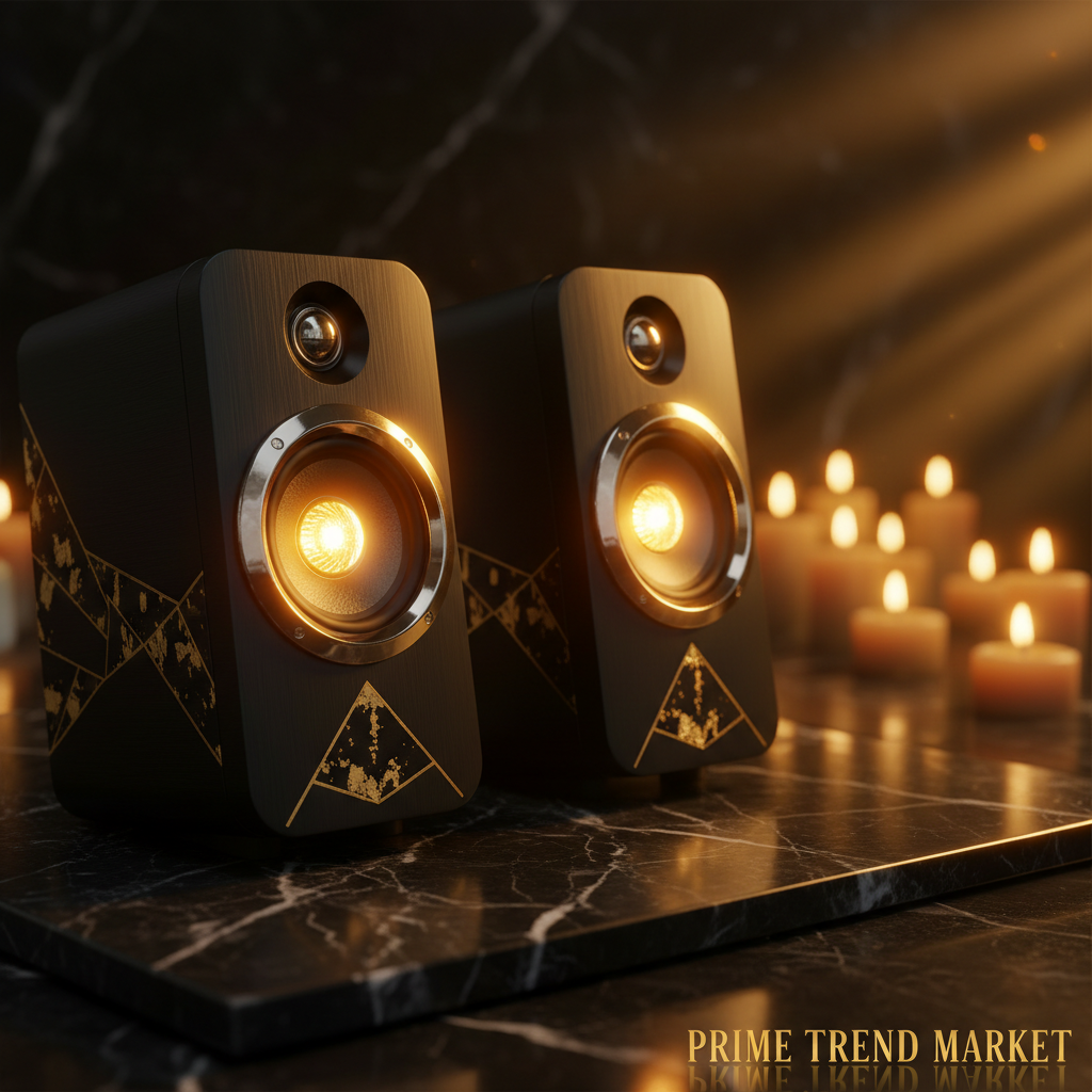 Eagle Eye Desktop Bluetooth Soundbar Speakers | HD Stereo Sound, LED Light & USB Powered — Prime Trend Market